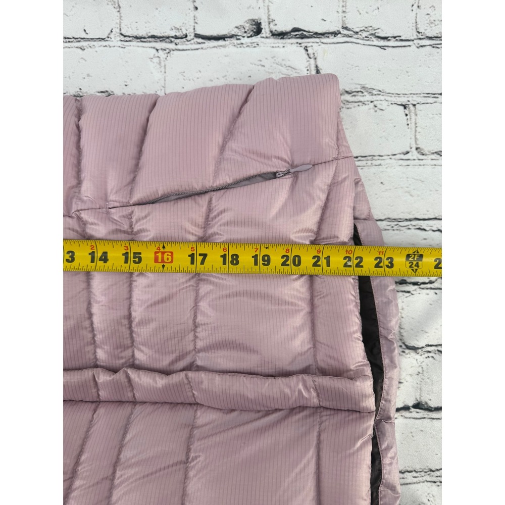 Eddie Bauer Premium Goose Down Vest Women's Medium Puffer Lightweight Pink - Picture 7 of 7